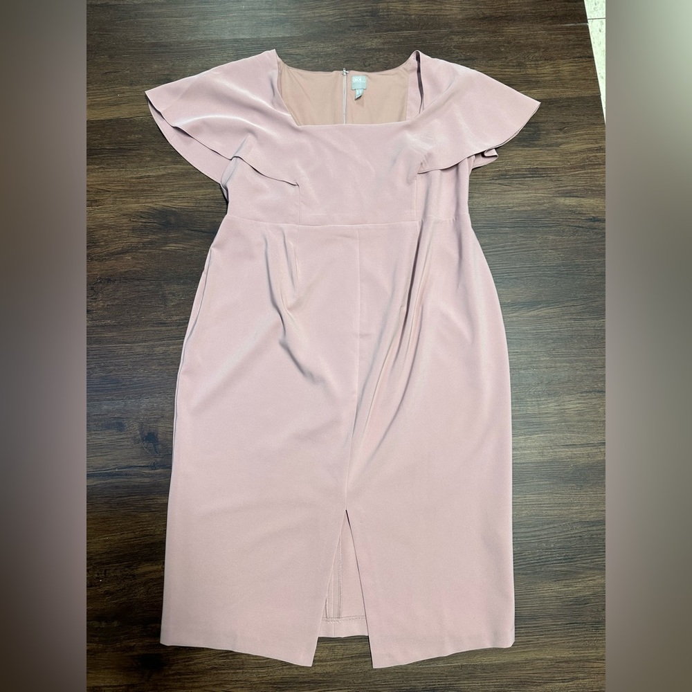 ASOS Pink Maternity Dress women’s size 16 in EUC